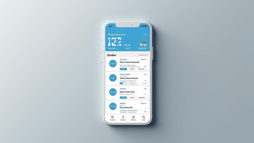 물결라이프 앱 목표 진행률 화면, 주간/월간 목표 달성도 시각화
