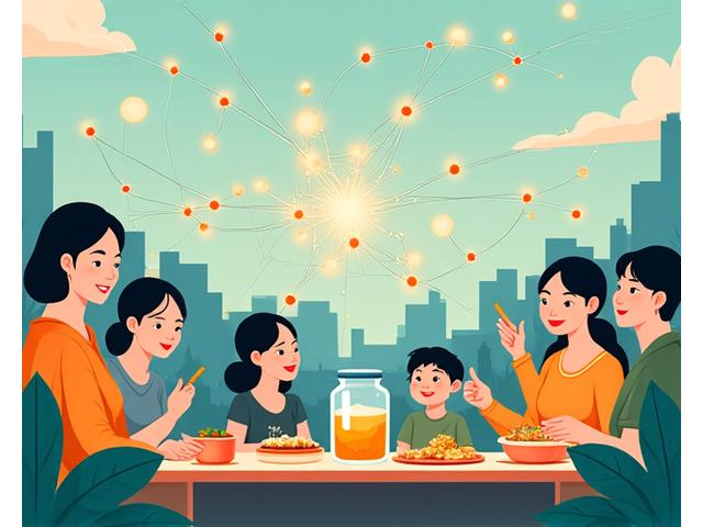 서울 지도를 배경으로 다양한 사람들이 모여 활동하는 커뮤니티 활동 이미지